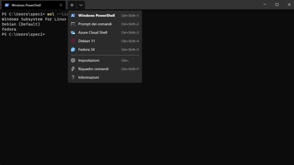 Wsl fedora