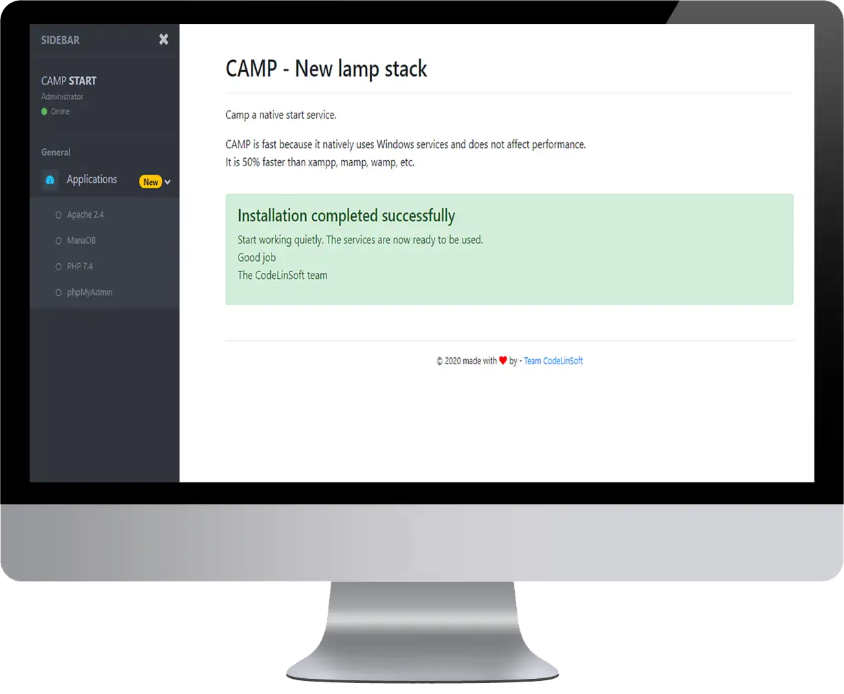 CAMP · il nuovo LAMP nativo per Windows