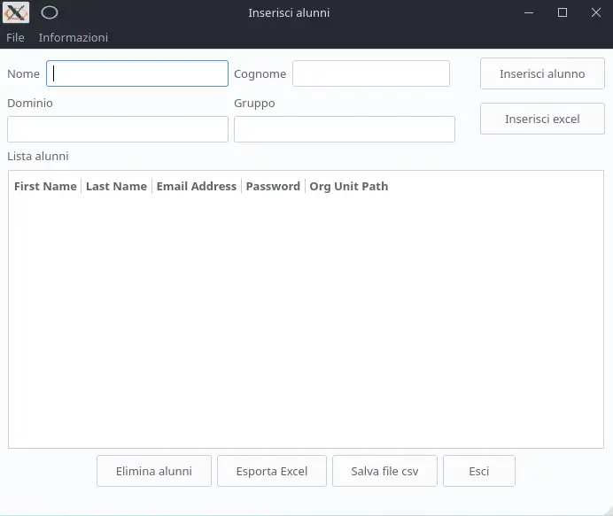 Crea e importa più velocemente gli utenti GSuite